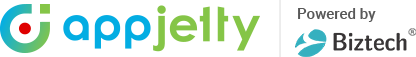 Appjetty and biztech logo